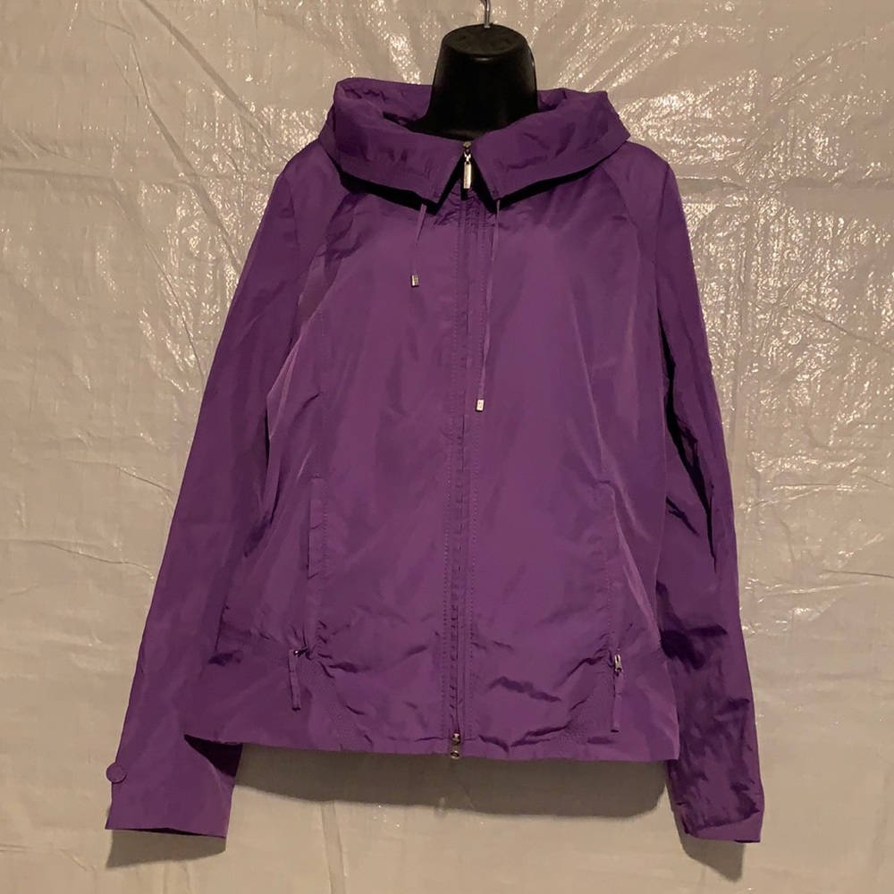 Escada Double Line Zip Up Jacket